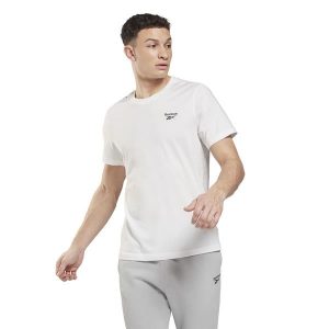 חולצת T ריבוק לגברים Reebok CHEST LOGO - לבן
