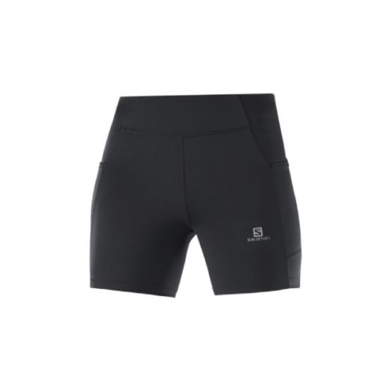 טייץ סלומון לנשים Salomon Cross Run Short - שחור