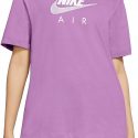 חולצת T נייק לגברים Nike Air Boyfriend Top - סגול