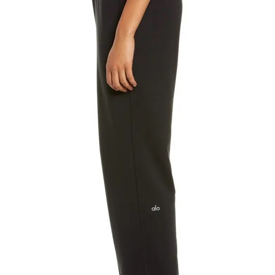 מכנסיים ארוכים אלו יוגה לנשים, Alo Yoga HIGHWAIST RIBBED WHISPER PANT