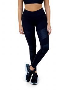 מכנס ספורט אלו יוגה לנשים Alo Yoga Moto Legging - שחור