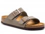 כפכפי בירקנשטוק לנשים Birkenstock Arizona - אפור אבן