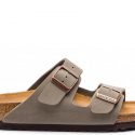 כפכפי בירקנשטוק לנשים Birkenstock Arizona - אפור אבן