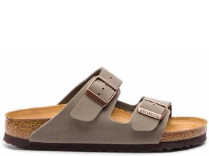 כפכפי בירקנשטוק לנשים Birkenstock Arizona - אפור אבן