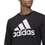 סווטשירט אדידס לגברים Adidas BIG LOGO SWEATSHIRT - שחור