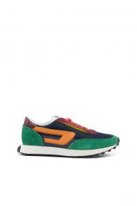 נעלי סניקרס דיזל לגברים DIESEL Racer - צבעוני/ירוק