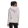 סווטשירט אדידס לנשים Adidas RELAXED LOGO HOODIE - ורוד