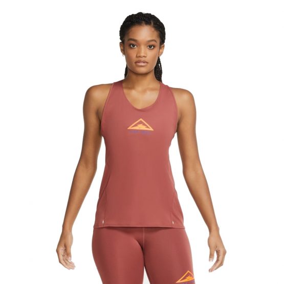 חולצת אימון נייק לנשים Nike City Sleek Tank Trail - ורוד/כתום