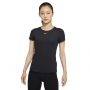 חולצת אימון נייק לנשים Nike Dri-FIT One Slim Top - שחור