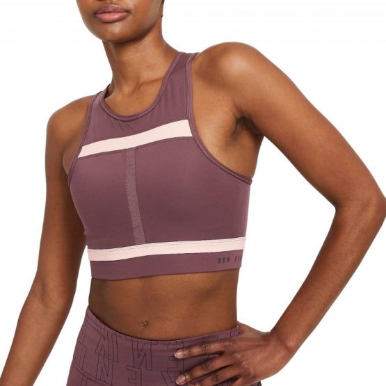 טופ וחולצת קרופ נייק לנשים Nike Swoosh Division top - סגול