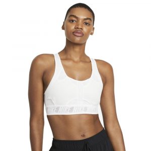טופ וחולצת קרופ נייק לנשים Nike Swoosh UltraBreathe - לבן