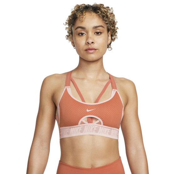 טופ וחולצת קרופ נייק לנשים Nike UltraBreathe - כתום