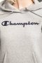 סווטשירט צ'מפיון לנשים Champion Hooded Sweatshirt - אפור