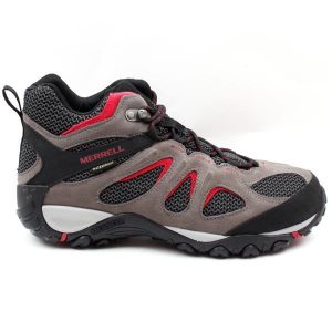 נעלי טיולים מירל לגברים Merrell Yokota 2 Mid - אפור/אדום