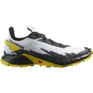 נעלי ריצת שטח סלומון לגברים Salomon Alphacross 4 - לבן/צהוב