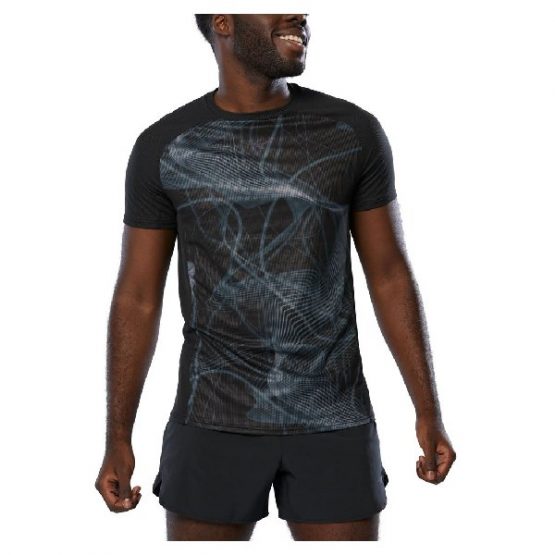 חולצת אימון מיזונו לגברים Mizuno Aero Tee - שחור