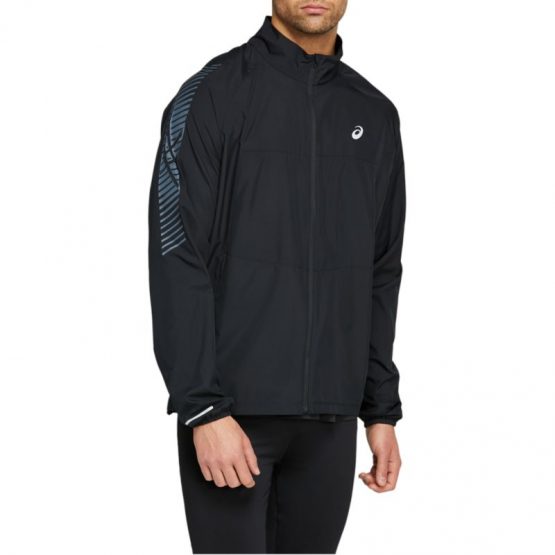 ג'קט ומעיל אסיקס לגברים Asics Icon Jacket - שחור