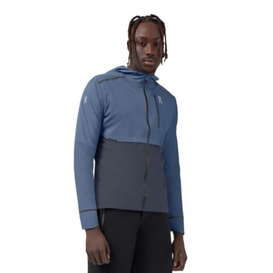 ג'קט ומעיל און לגברים On Running Weather Jacket - כחול/אפור