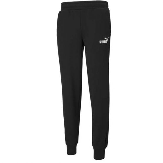 מכנסיים ארוכים פומה לגברים PUMA ESS LOGO PANTS FL - שחור.