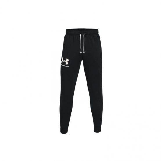 מכנסיים ארוכים אנדר ארמור לגברים Under Armour Rival Terry Joggers - שחור