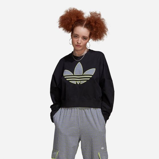 סווטשירט אדידס לנשים Adidas Originals Oversized Sweat - שחור