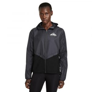 ג'קט ומעיל נייק לנשים Nike Shield Trail Jacket - אפור שחור