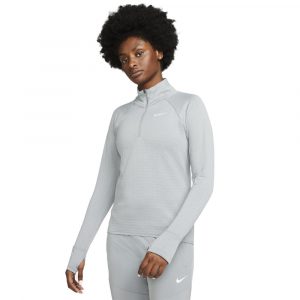 חולצת אימון נייק לנשים Nike Therma-FIT Elet Half-Zip - אפור