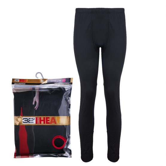 מכנסיים ארוכים HEAT 32 לגברים HEAT 32 thermal pant level 3 - שחור