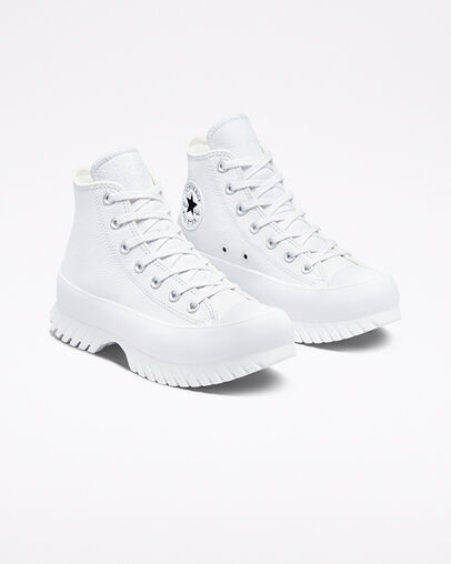 white lugged converse