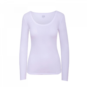 חולצת טי שירט ארוכות HEAT 32 לנשים HEAT 32 ladies thermal shirt level 1 - לבן