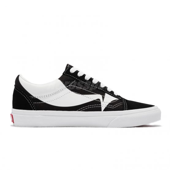 נעלי סניקרס ואנס לנשים Vans Wm Doheny Platform - שחור/לבן
