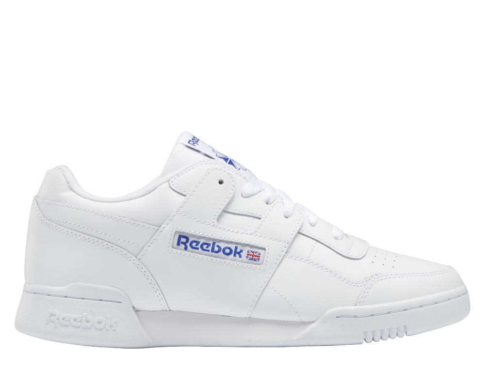 נעלי סניקרס ריבוק לגברים Reebok Workout Plus - לבן/ כחול