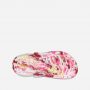 כפכפי Crocs לנשים Crocs Classic Lined Marbled Clog - צבעוני/ורוד