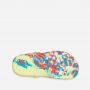 כפכפי Crocs לנשים Crocs Classic Lined Marbled Clog - צבעוני/כחול