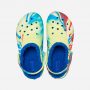 כפכפי Crocs לנשים Crocs Classic Lined Marbled Clog - צבעוני/כחול