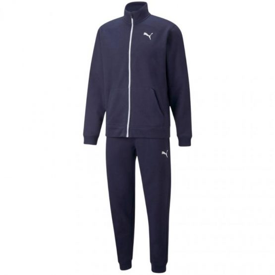 חליפת ספורט פומה לגברים PUMA Knitted Tracksuit - כחול נייבי