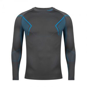 חולצת אימון alpinus לגברים alpinus Active Base Layer - אפור/כחול
