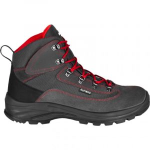 נעלי טיולים alpinus לגברים alpinus Brahmatal High - אפור/אדום