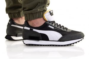 נעלי סניקרס פומה לגברים PUMA FUTURE RIDER PLAY ON - שחור/אפור