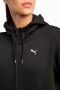 סווטשירט פומה לנשים PUMA Small Logo Full Zip Hoodie - שחור