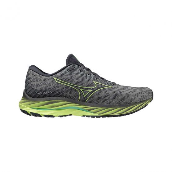 נעלי ריצה מיזונו לגברים Mizuno WAVE RIDER 26 - אפור/ירוק