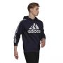 סווטשירט אדידס לגברים Adidas BIG LOGO HOODIE - שחור