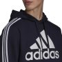 סווטשירט אדידס לגברים Adidas BIG LOGO HOODIE - שחור