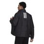 ג'קט ומעיל אדידס לגברים Adidas Basic 3 Stripes Insulated Jacket - שחור