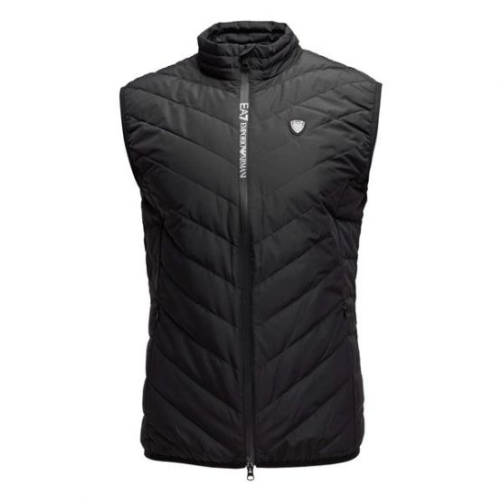 ג'קט ומעיל ארמאני לגברים EA7 Emporio Armani GILET - שחור פחם