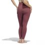 מכנסיים ארוכים אדידס לנשים Adidas YOGA 7/8 TIGHTS - בורדו/ורוד