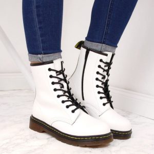 מגפי Filippo לנשים Filippo leather boots  - לבן