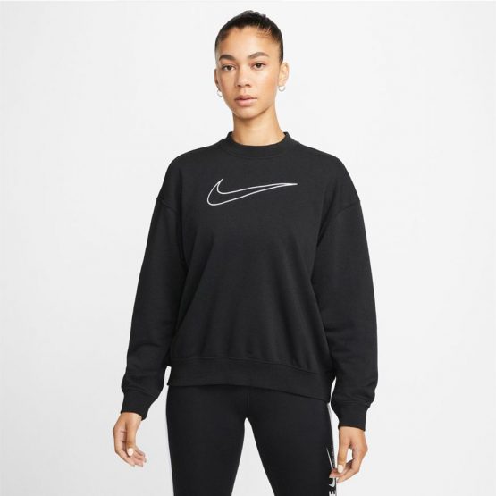סווטשירט נייק לנשים Nike Drifit Get Fit - שחור
