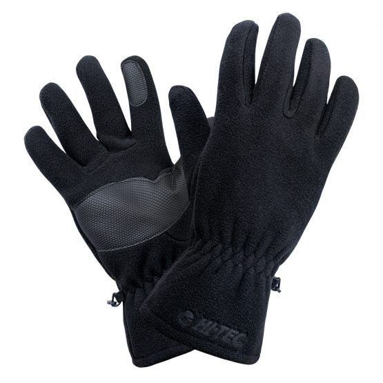 כפפה HI-TEC לגברים HI-TEC BAGE BLACK/BLACK GLOVES MEN - שחור