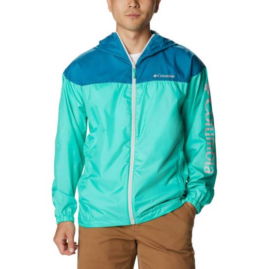 ג'קט ומעיל קולומביה לגברים Columbia FLASH CHALLENGER NOVELTY-ELECTRIC TURQUO - טורקיז